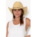 Sariah Natural Gold Raffia Cowboy Hat