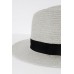 Grey Wide Brim Travel Fedora