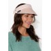 Abby Pink Stripe Travel Visor