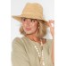 Ash Natural Raffia Fedora