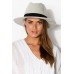 Grey Wide Brim Travel Fedora