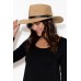 Hunter Camel Wide Brim Fedora